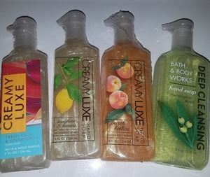 NEW Bath and Body Creme Luxe hand soaps